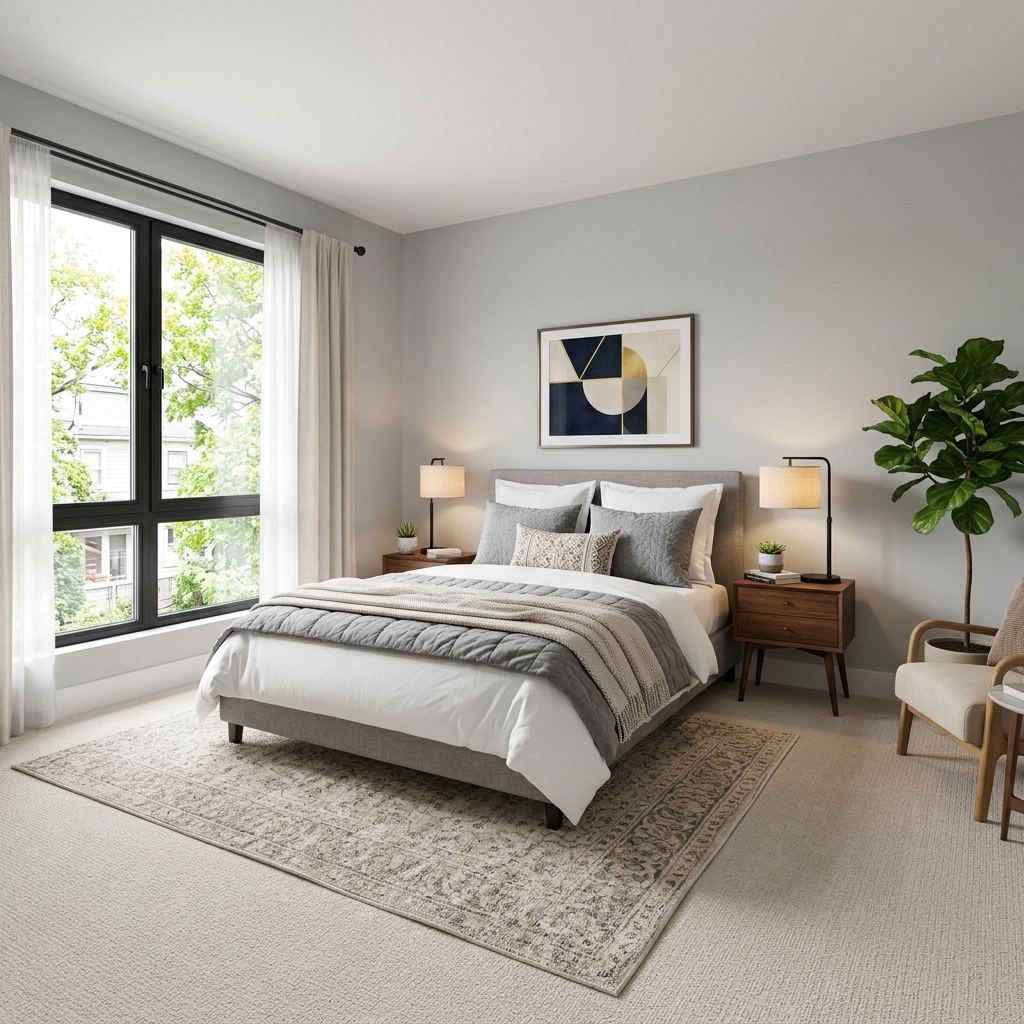 Bedroom - After staging